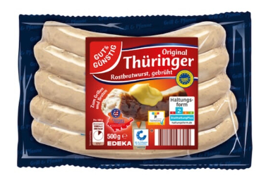 Gut & Günstig Thüringer Rostbratwurst 500g für 6,48€