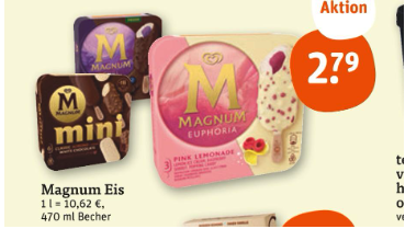 Magnum Eis für 2,79€ bei Tegut