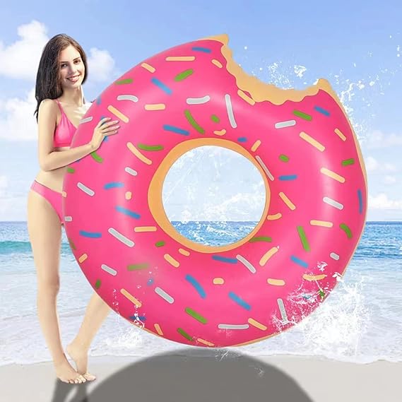 Angebissener Doughnut Schwimmring für 11,89€ bei Amazon